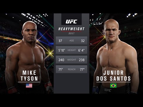 Mike Tyson vs Junior dos Santos|FULL FIGHT|マイク・タイソン vs ジュニオール・ドス・サントス|EA SPORTS™ UFC® 2