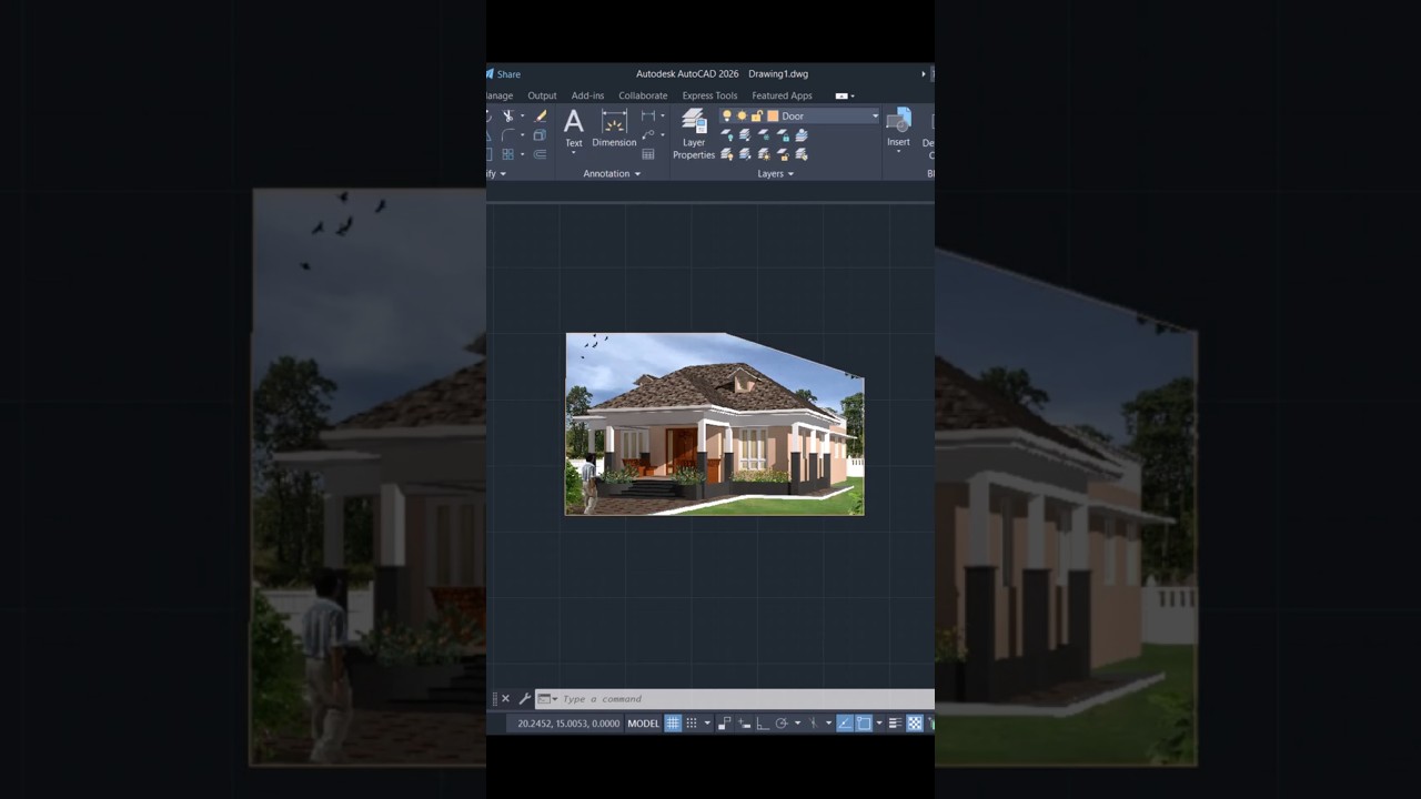 RESHAPE IMAGES #attachcommand #autocadtips #autocadtraining #sabeercad #attachimages