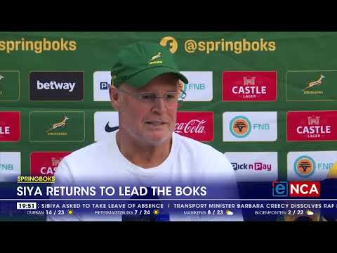 Rugby Siya Kolisi returns to lead Boks