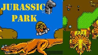Jurassic Park (NES) video game version | full game session 🦖🦕🎮