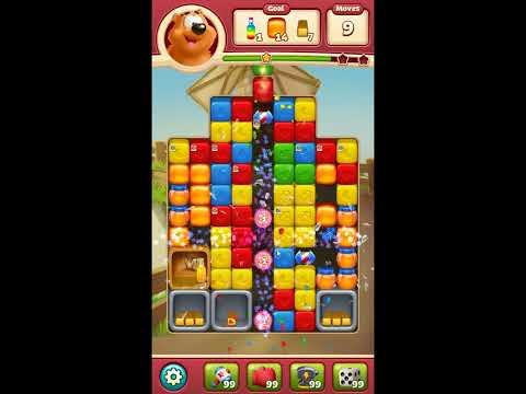 Toon Blast Level 7869 - NO BOOSTERS 🐻🐺🐱 | SKILLGAMING ✔️