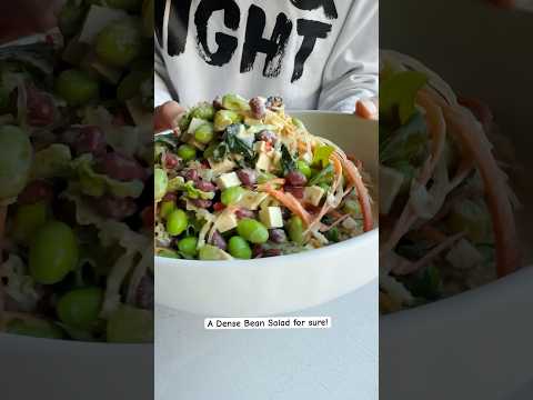 A DENSE BEAN SALAD @cookingforpeanuts Macro-balanced, iodine for better cruciferous digestion!