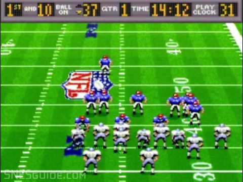 NFL Football Super Nintendo