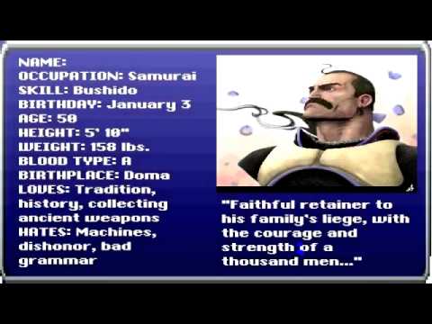 Let's Play Final Fantasy VI, Part 9: The Last Samurai