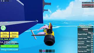 Flying Boat Glitch With Love Fruit In Bloxfruits XD
