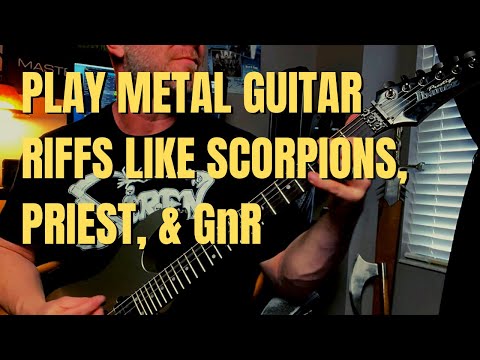 How to Play Heavy Metal Rhythm Guitar Like Scorpions, Priest, GnR, and More!