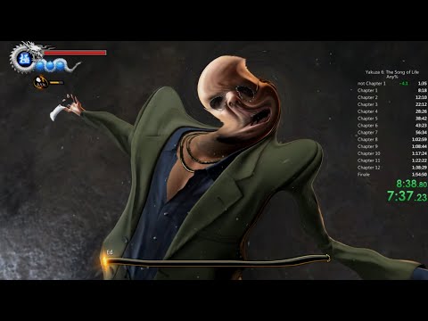 Yakuza 6 any% speedrun 1:52:13