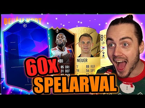 ÖPPNAR 60x 75+ PLAYER PICKS OCH PACKAR 2 TOTGS - FIFA 22 SVENSKA
