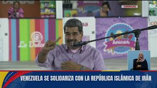 Maduro rechaza amenazas contra Jameini por Israel y EEUU, alerta sobre guerra nuclear, 19 junio 2025