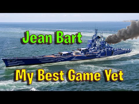 My Best Game In Jean Bart Yet! (World of Warships Legends)