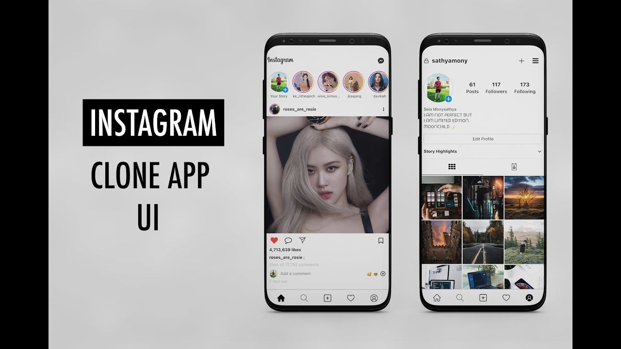 Flutter Instagram UI Design | Speed Code