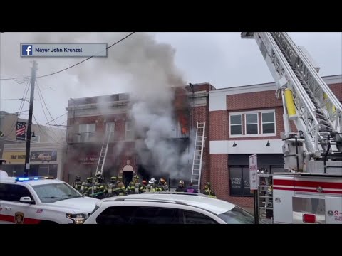 NJ South River Apartment Three–Alarm Fire
