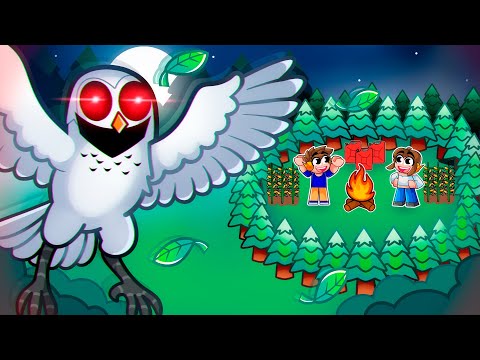 A CORUJA GIGANTE ATACOU no 99 NOITES NA FLORESTA!