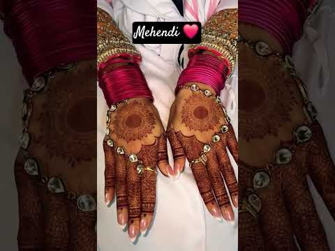 Bridal Mehendi 🤩❤️ #youtubeshorts