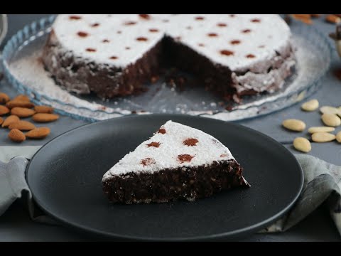 Torta Caprese!!Italian Flourless Chocolate Almond Cake!!