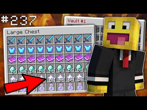 LOOK WHAT THIS SKY BASE RAID HAD!! *65+ SPAWNERS!!* | Minecraft FACTIONS #237 (Minecraft Raiding)