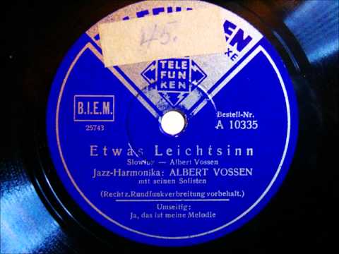 Albert Vossen - Etwas Leichtsinn - Slowfox - März 1941