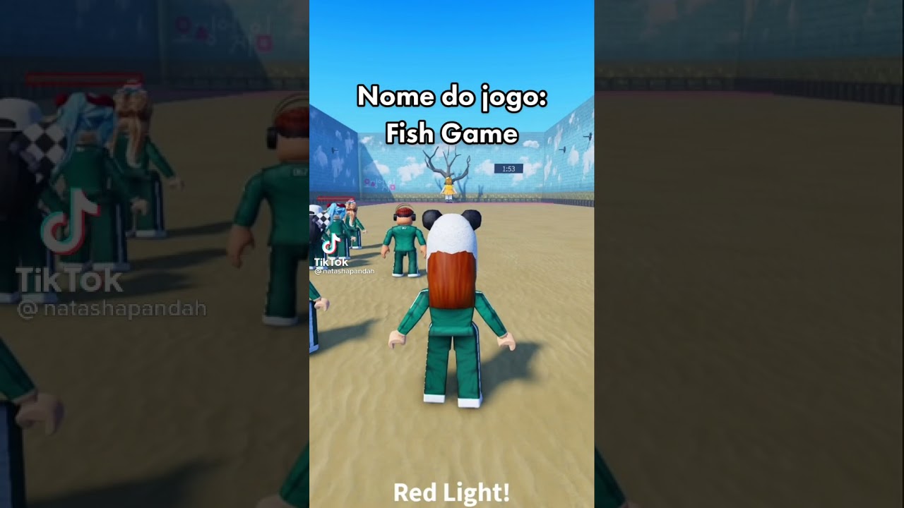 🐼 } Round 6 no Roblox !🍟💞 ~ (Fish Game)