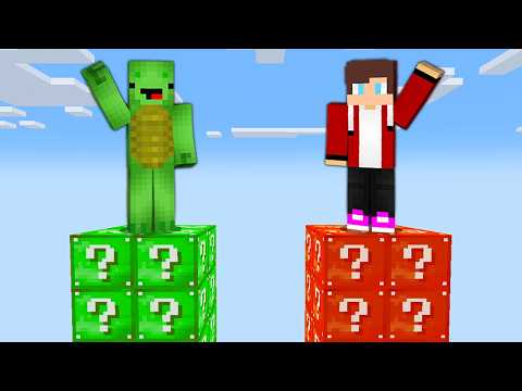 NOOB vs PRO Lucky Block Towers In Minecraft!