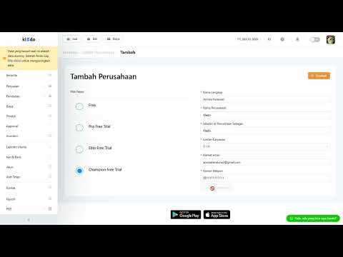 Update Terbaru: Satu Email Bisa Didaftarkan untuk 10 Akun Kledo!