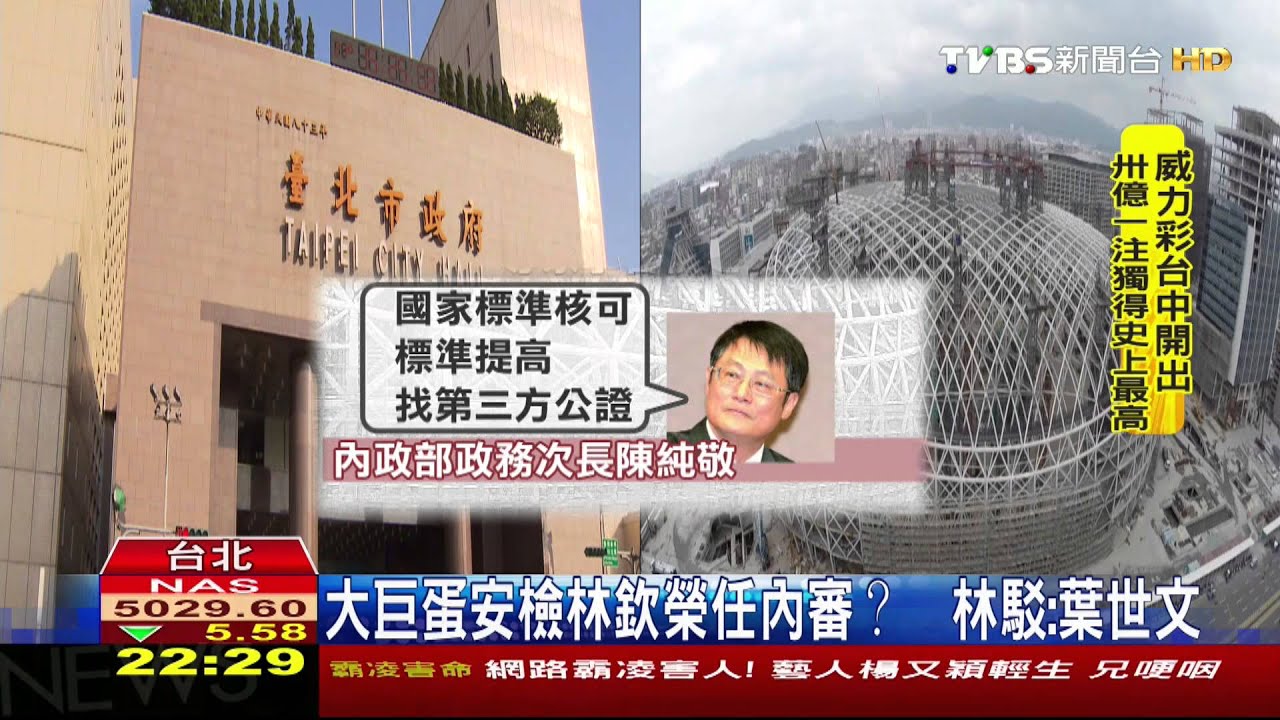 大巨蛋安檢林欽榮任內審？　林駁：葉世文