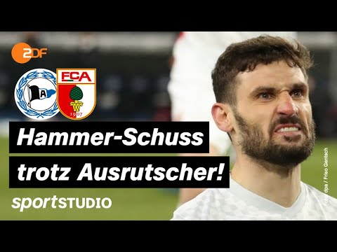 Arminia Bielefeld – FC Augsburg Highlights | Bundesliga, 25. Spieltag 2021/22 | sportstudio