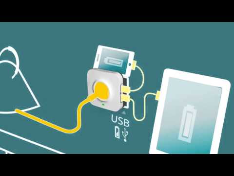 Video Priza schuko de curent + doua incarcatoare USB