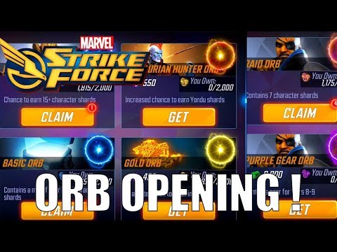 *NEW* MASSIVE ORB OPENING ! IRON FIST PLEASE ! - Marvel Strike Force