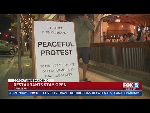 Carlsbad Restaurateurs To Remain Open In 'Peaceful Protest,' Defying Stay-At-Home Order