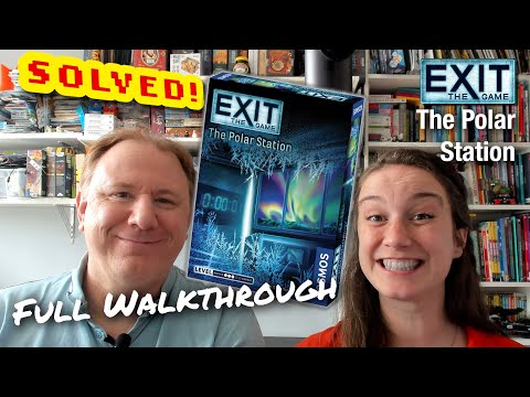 Solved! Exit the Game: The Polar Station - full walkthrough and solution with Dr Gareth and Laura