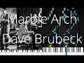🎹 Marble Arch, Dave Brubeck, Synthesia Piano Tutorial