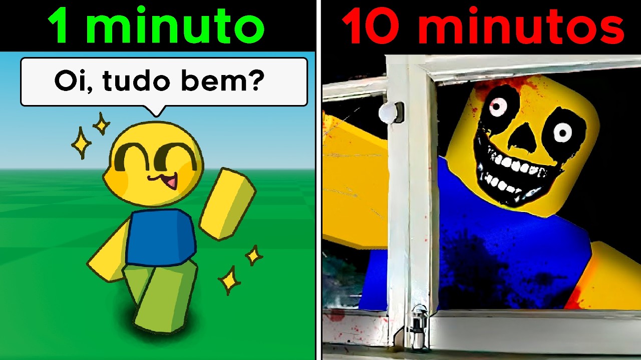 Jogos do Roblox que LENTAMENTE Ficam Assustadores.