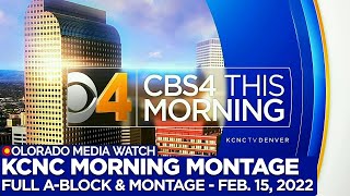 KCNC - CBS4 This Morning at 6 AM Open, Full A-Block, and Montage (February 15, 2022)