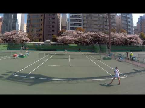 2019.4.8 牛島里咲 vs シェー・チェン・ウェン5/10 女子シングルス予選決勝【ITF ワールドテニスツアー富士薬品セイムス ウィメンズカップin大阪】