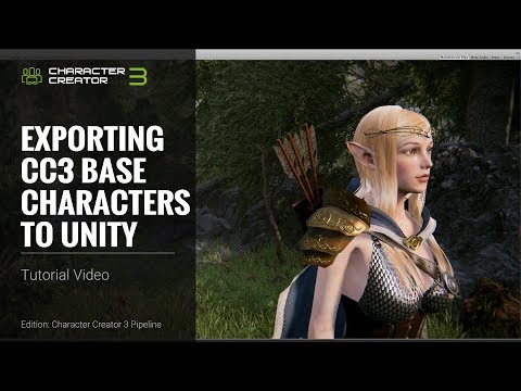 Character Creator 3 Tutorial - Exporting CC3 Base Characters to Unity