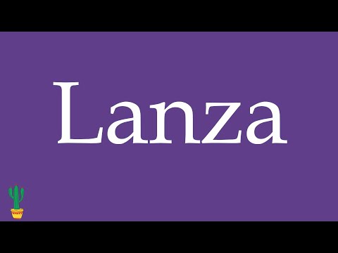 How to Pronounce ''Lanza'' (He/She Throws, Spear) Correctly in Spanish 🇲🇽