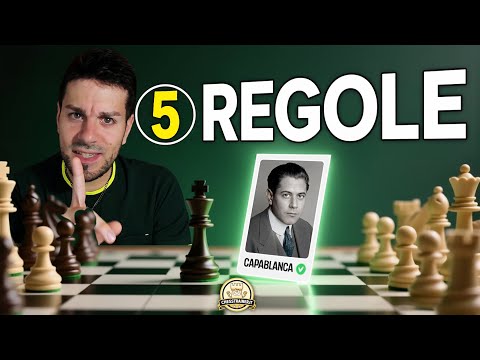 Le 5 Regole di Capablanca per Dominare il MEDIOGIOCO