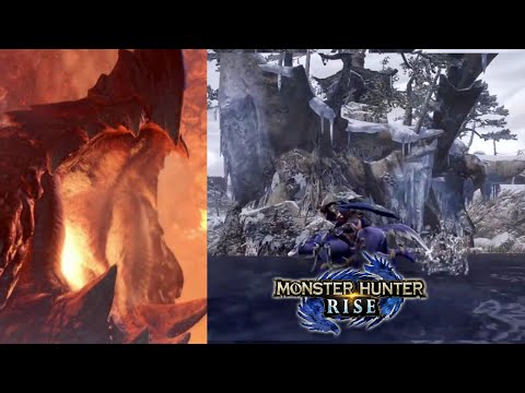 Monster Hunter Rise Skull of Zorah Magdaros in Frost Islands