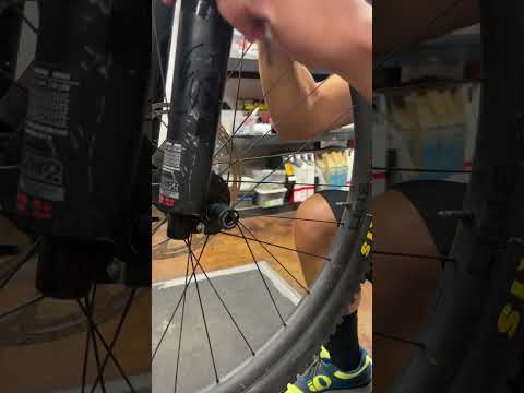 DIY: Front Through Axle Install, Slick as Snot. #bikeshop #bikeshoplife #bikemaintenance #bikelife