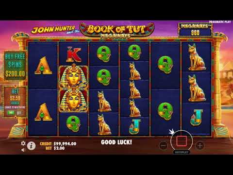John Hunter and the Book of Tut Megaways – Video Gameplay