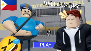 BARRY PRISON RUN | ROBLOX | NANDIYAN NA SI BARRY MALAKI TIYAN TAKBO!
