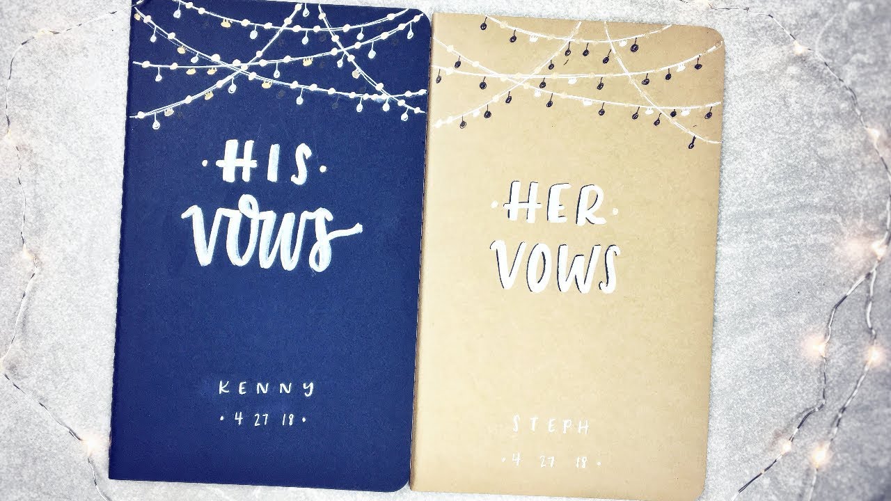 Where to Buy Wedding Vow Journal