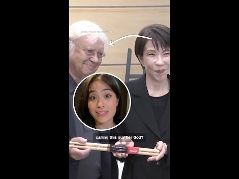 Japanese PM fangirls while meeting rock band