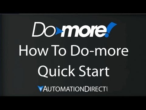 BRX Do-more PLCs Quick Start from AutomationDirect