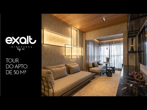 Exalt Ibirapuera by EZ – Faça o tour virtual pelo apto. de 50 m²