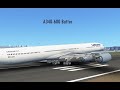 Beautiful Airbus A340 600 Butter Landing At Frankfurt