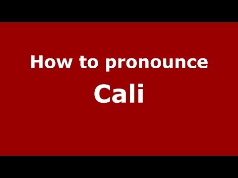 How to pronounce Cali (Italian/Italy) - PronounceNames.com