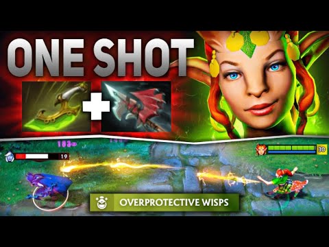 36 Kills Enchantress One Shot 7.39e🔥🔥🔥 Insane Attack Range | Dota 2 Gameplay