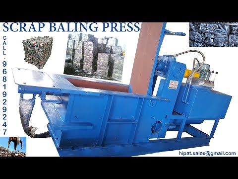 Scrap Baling Press Machine with Auto Eject