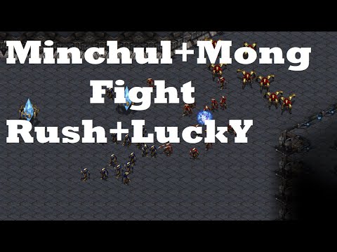 Starcraft Cast#194 - Lucky+Rush V.S Mong+Minchul - 2vs2 Fastest Mirrors!